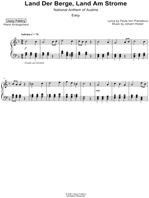 Land Der Berge, Land Am Strome [easy]