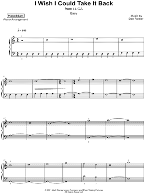 I Wish I Could Take It Back [easy]