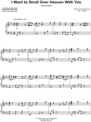 I Want to Stroll Over Heaven With You [intermediate]