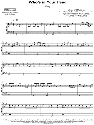 Who's in Your Head [easy]