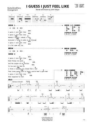 I Guess I Just Feel Like