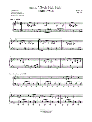 sans. / Nyeh Heh Heh!