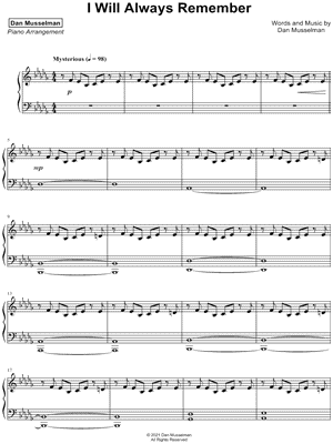 I Will Always Remember