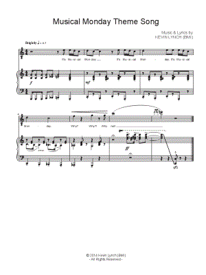 Musical Monday Theme Song