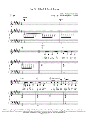 I'm So Glad I Met Jesus