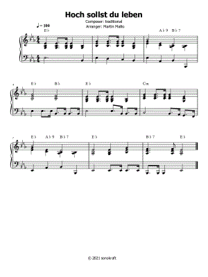 Hoch sollst du leben