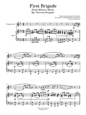 We Are the First Brigade - Trumpet & Piano