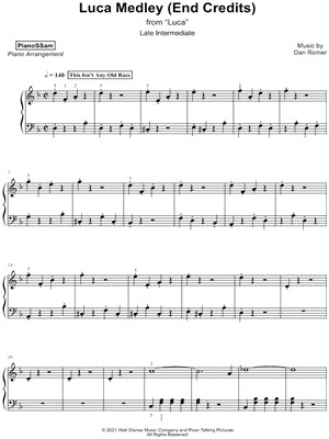 Luca Medley (End Credits) [late intermediate]