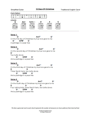 Simplified Christmas Carols