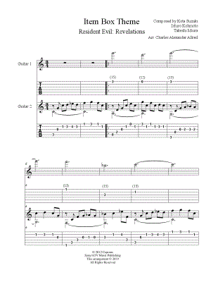 Item Box Theme - Guitar Duet