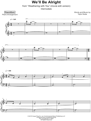 We'll Be Alright [intermediate]