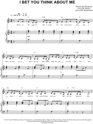 I Bet You Think About Me