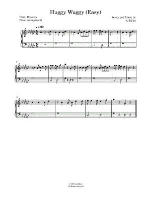 Huggy Wuggy [Slow Easy Piano Tutorial]