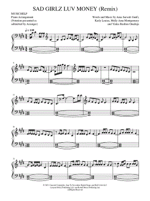 SAD GIRLZ LUV MONEY (Remix)