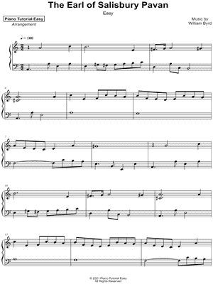 The Earl of Salisbury Pavan [easy]