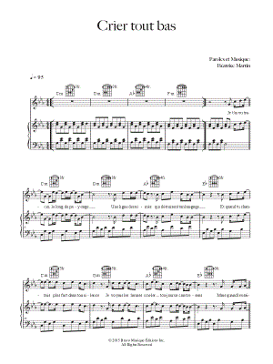 Crier tout bas