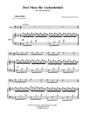 Drei Nüsse für Aschenbrödel - Cello & Piano