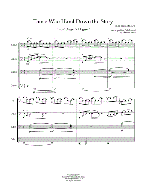 Those Who Hand Down the Story - Cello Quartet