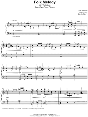 Folk Melody (Im Volkston)