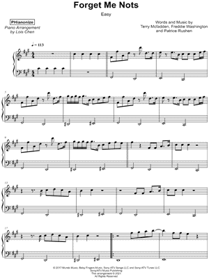 Forget Me Nots [easy]