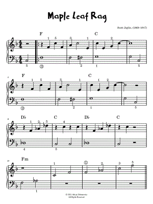 Maple Leaf Rag [easy]