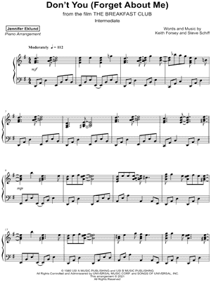 Don't You (Forget About Me) [intermediate]