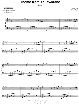 Theme from Yellowstone [easy]