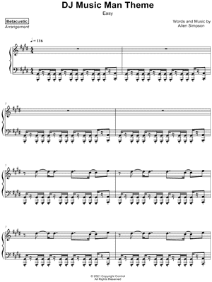 DJ Music Man Theme [easy]