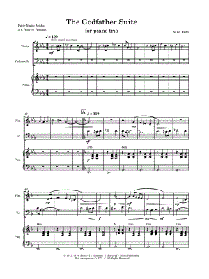 The Godfather Suite - Violin, Cello & Piano