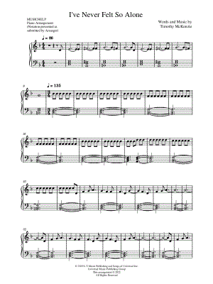 I've Never Felt So Alone