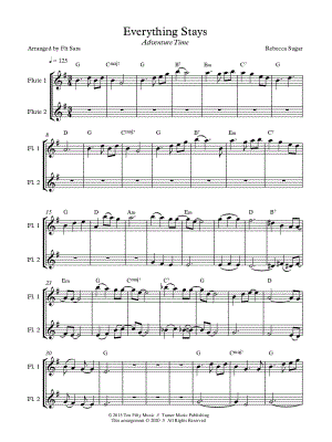 Everything Stays - Flute Duet