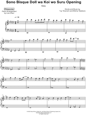 Sono Bisque Doll wa Koi wo Suru Opening [easy]