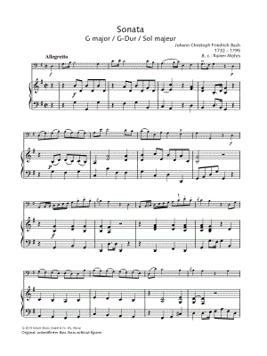 Sonata in G Major - Cello & Piano