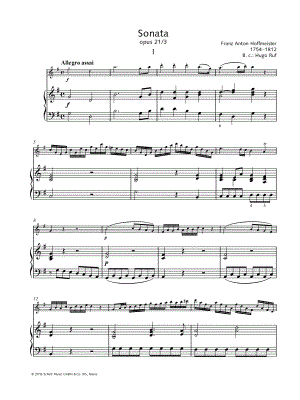 Flute Sonata in G Major, Op. 21, No. 3