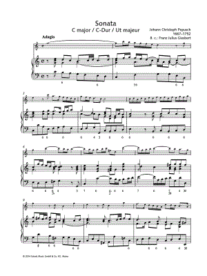 Sonata in C Major - Treble Recorder & Basso Continuo