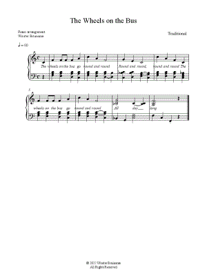 The Wheels on the Bus [two hands]