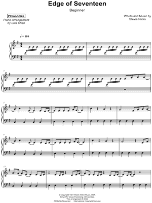 Edge of Seventeen [beginner]