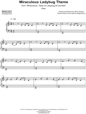 Miraculous Ladybug Theme [easy]