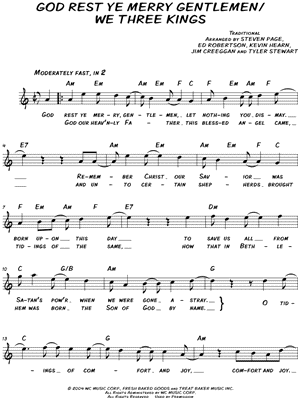 God Rest Ye Merry Gentlemen / We Three Kings