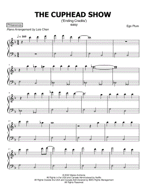 Ending Credits from The Cuphead Show [easy]