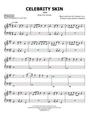 Celebrity Skin [easy]