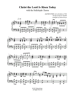 Christ the Lord Is Risen Today with the Hallelujah Chorus