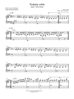 Tesknie sobie [easy]