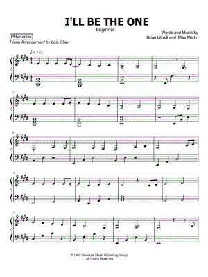 I'll Be the One [beginner]