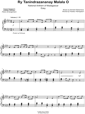 Ry Tanindrazananay Malala O [easy]