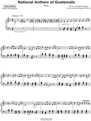 National Anthem of Guatemala [easy]