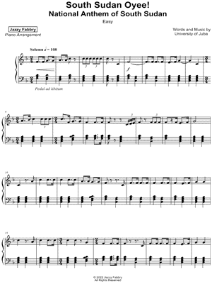 South Sudan Oyee! [easy]