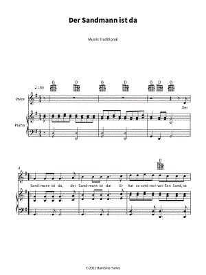 Der Sandmann ist da
