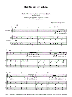 Bei Dir bin ich schön