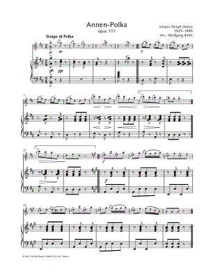 Annen Polka - Violin & Piano
